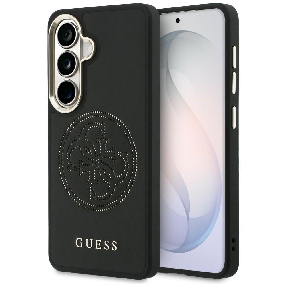 Funda MagSafe para Samsung Galaxy S26 S942, Guess, Logo Perforado, Negra