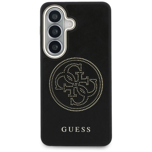 Funda MagSafe para Samsung Galaxy S26 S942, Guess, Logo Perforado, Negra