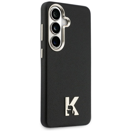 Funda MagSafe para Samsung Galaxy S26 S942, Karl Lagerfeld, Karl Head Logo, Negra