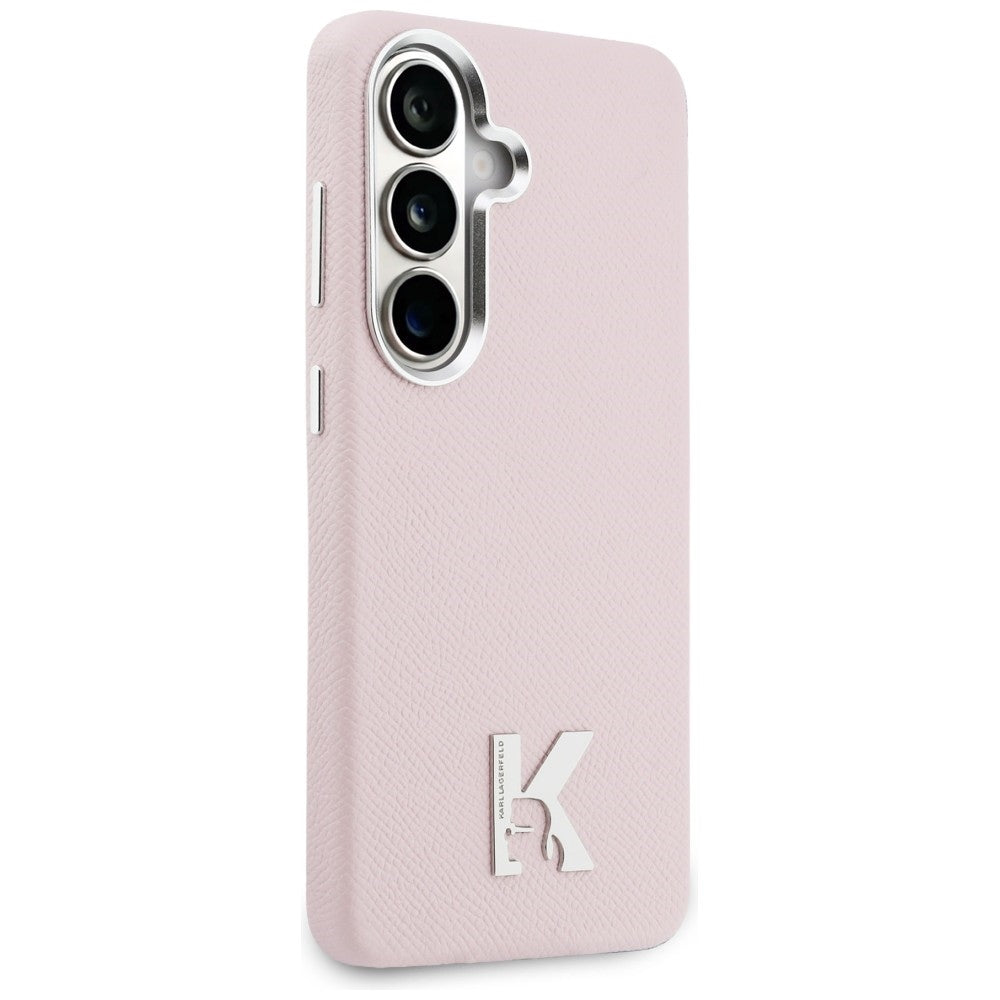 Funda MagSafe para Samsung Galaxy S26 S942, Karl Lagerfeld, Karl Head Logo, Rosa