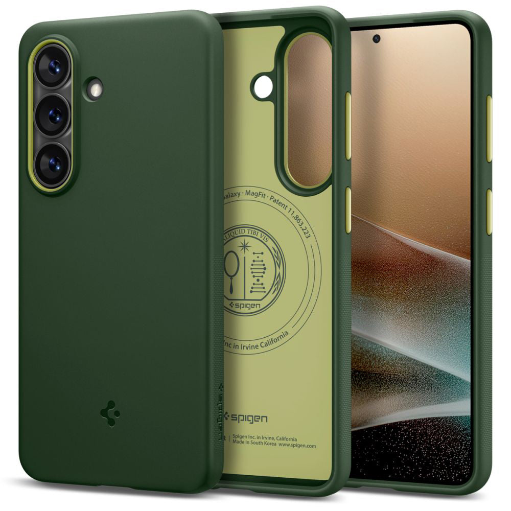 Funda MagSafe para Samsung Galaxy S26 S942, Spigen, Caseology Nano Pop, Verde ACS11067