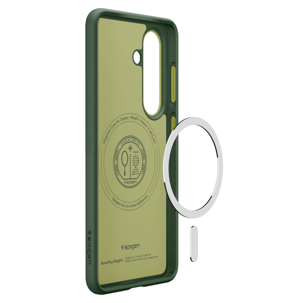 Funda MagSafe para Samsung Galaxy S26 S942, Spigen, Caseology Nano Pop, Verde ACS11067