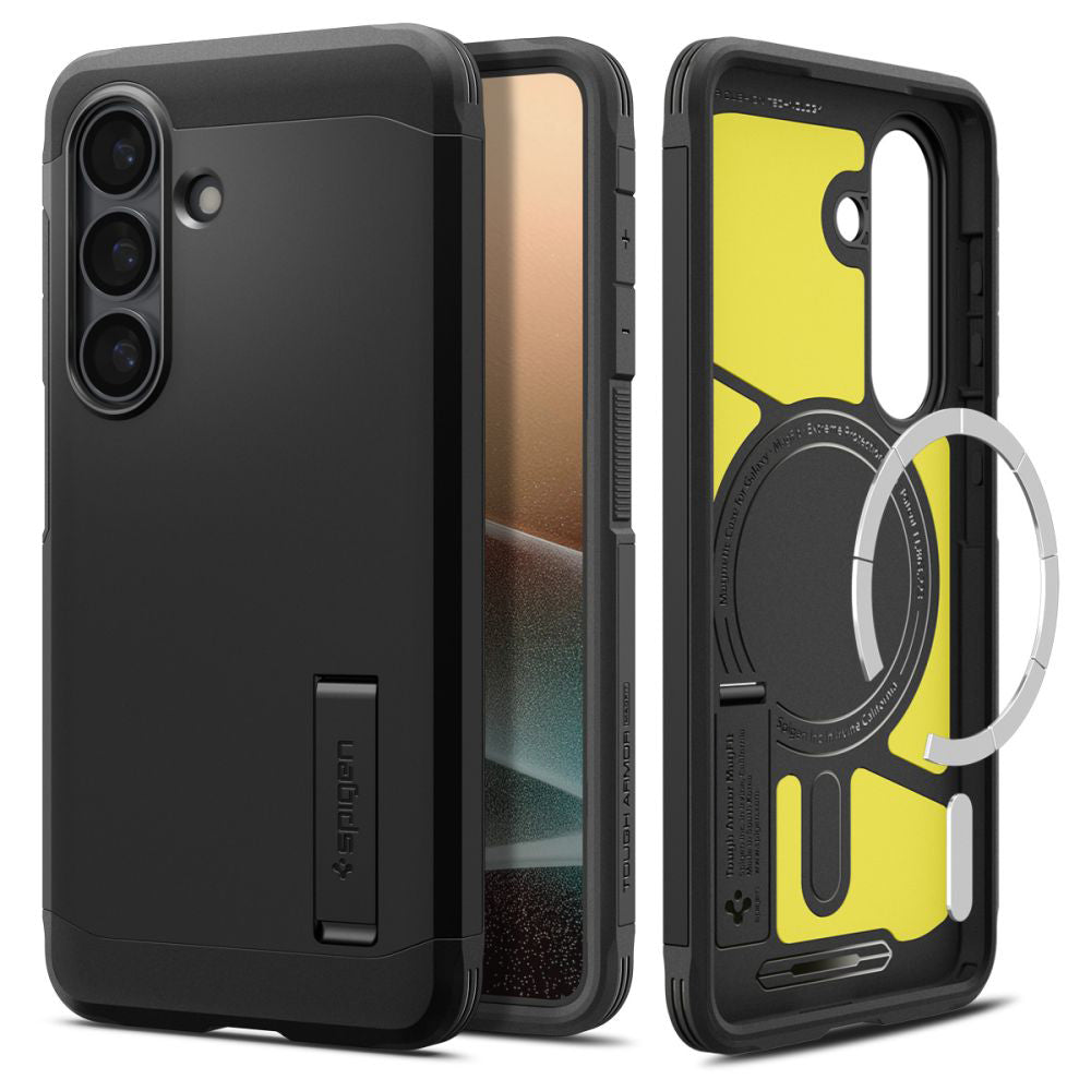 Funda MagSafe para Samsung Galaxy S26 S942, Spigen, Tough Armor, Negra ACS10738