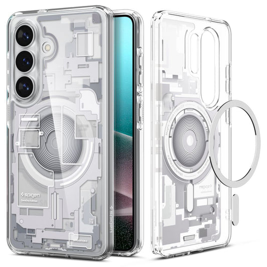 Funda MagSafe para Samsung Galaxy S26 S942, Spigen, Ultra Hybrid Zero One, Blanca ACS10737