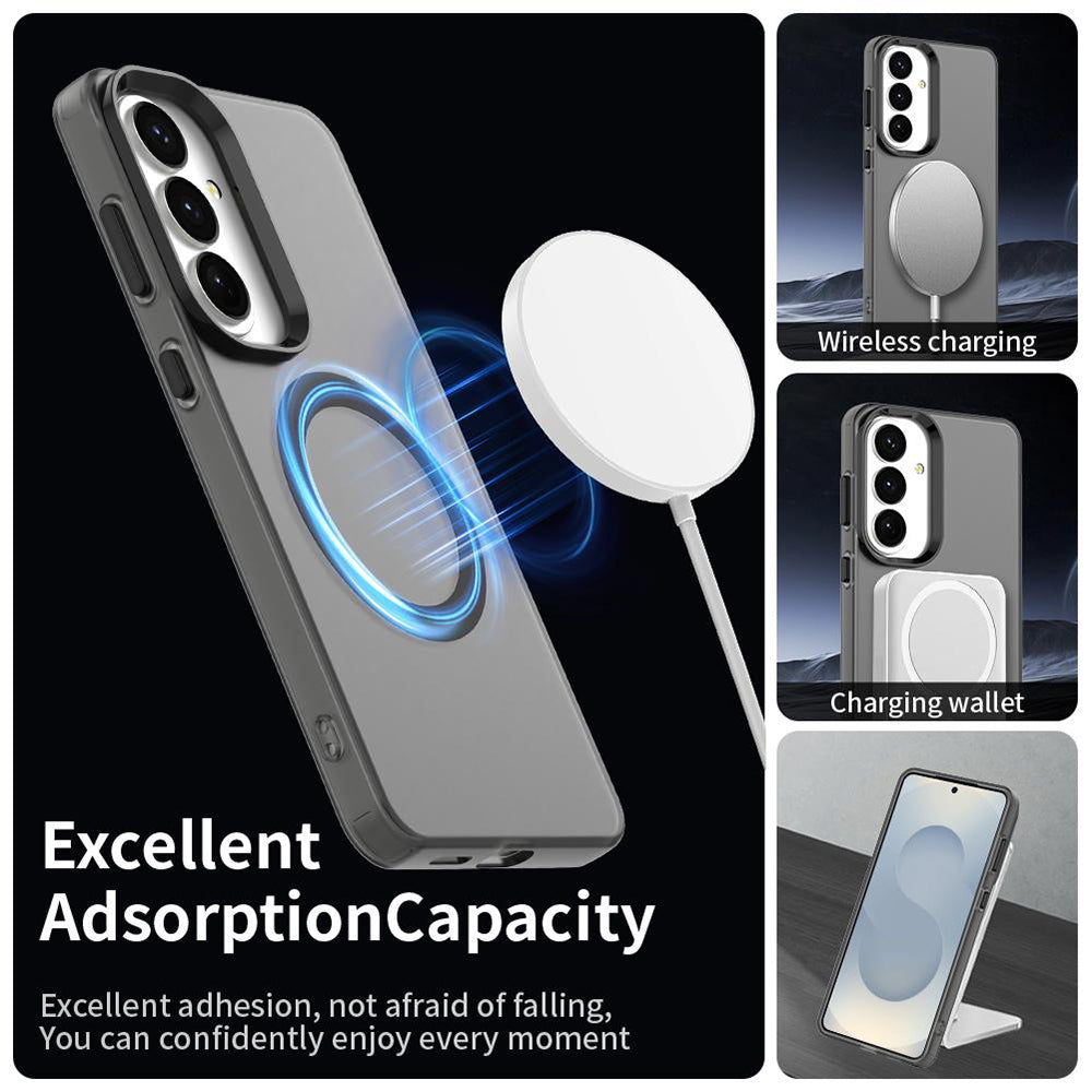 Funda MagSafe para Samsung Galaxy S26 S942, Techsuit, CandyCase, Negra