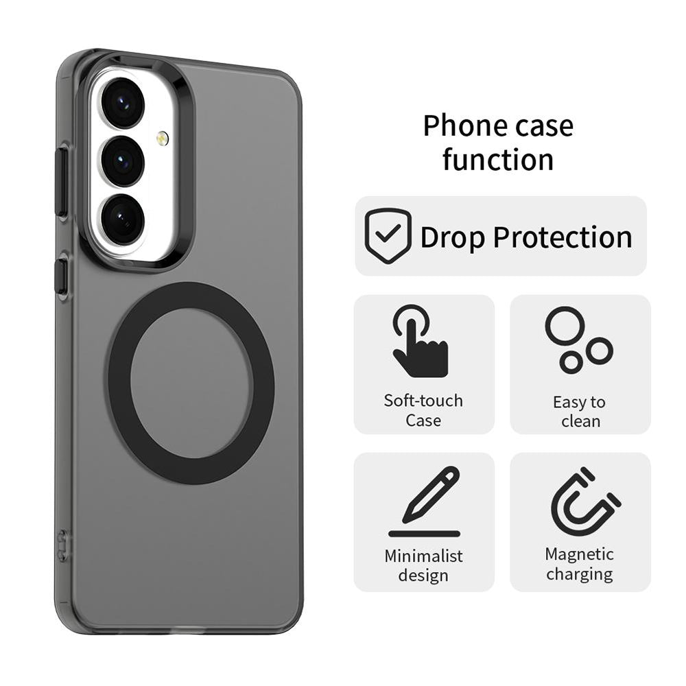 Funda MagSafe para Samsung Galaxy S26 S942, Techsuit, CandyCase, Negra