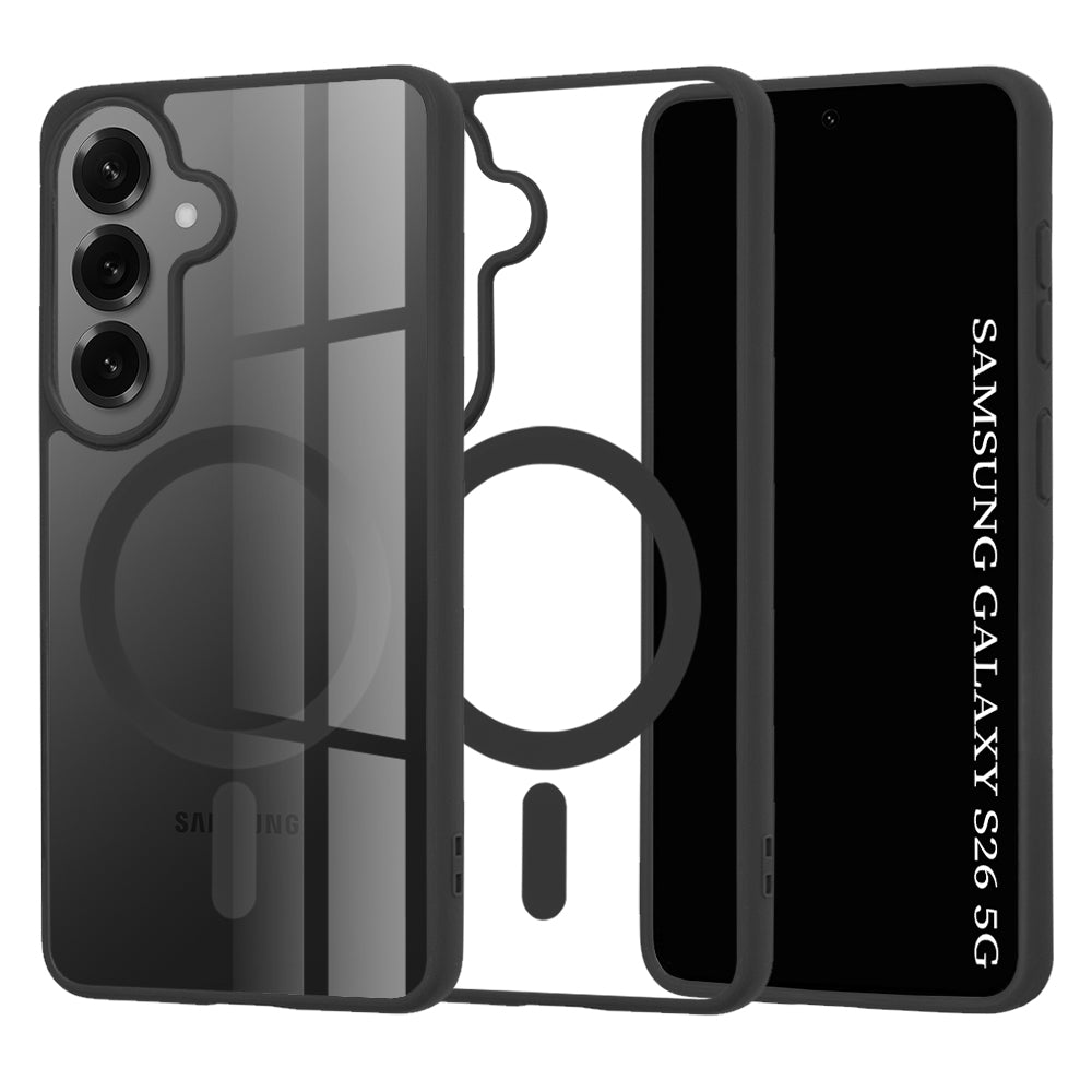 Funda MagSafe para Samsung Galaxy S26 S942, Techsuit, Pro, Negra