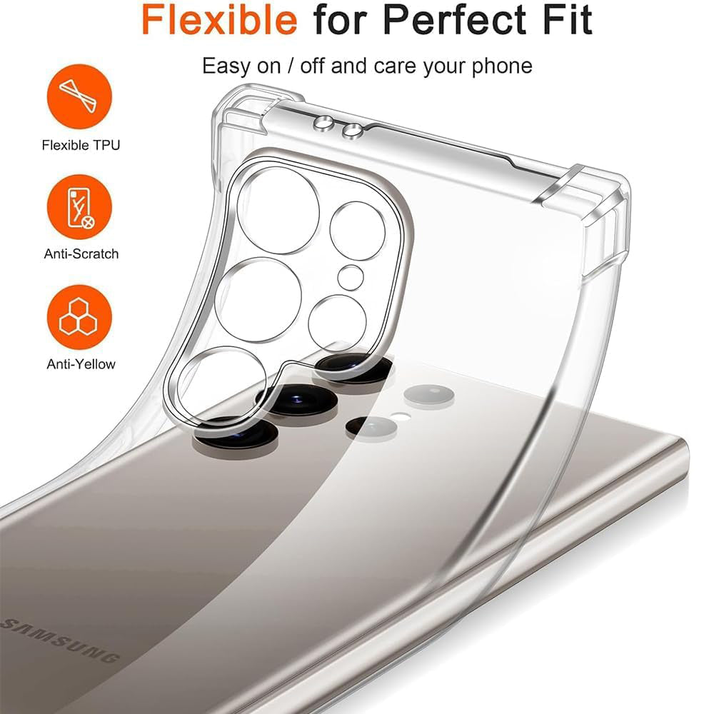 Funda MagSafe para Samsung Galaxy S26 S942, Techsuit, Antigolpes, Transparente