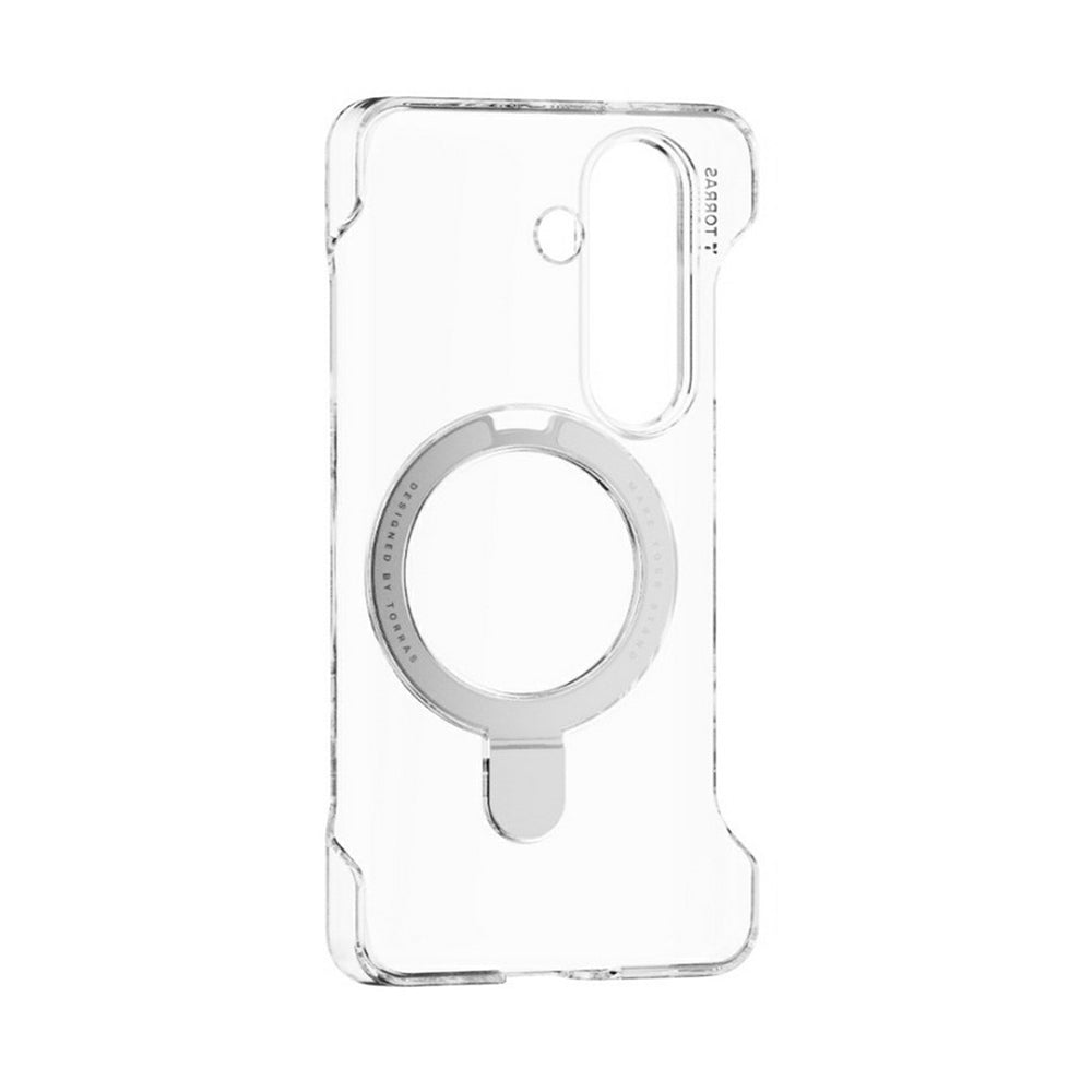 Funda MagSafe para Samsung Galaxy S26 S942, Torras, Ostand Slim, Transparente