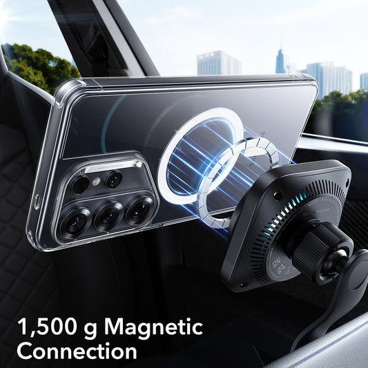 Funda MagSafe para Samsung Galaxy S26 Ultra, ESR, Classic Hybrid, Transparente