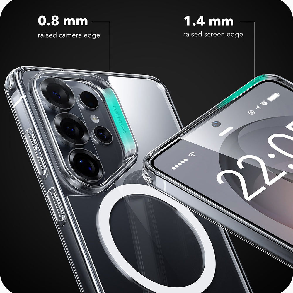 Funda MagSafe para Samsung Galaxy S26 Ultra S948, ESR, Classic Hybrid, Transparente