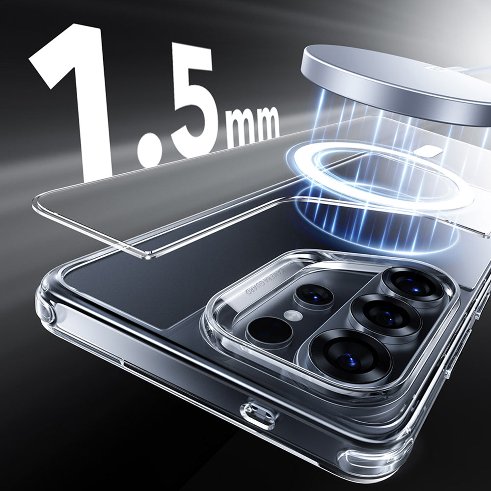 Funda MagSafe para Samsung Galaxy S26 Ultra S948, ESR, Classic Hybrid, Transparente