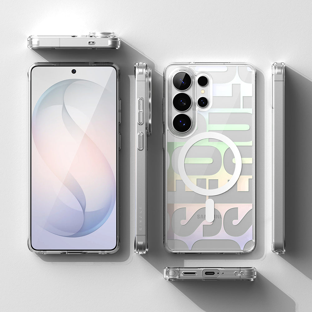 Funda MagSafe para Samsung Galaxy S26 Ultra S948, Ringke, Fusion Seoul, Transparente