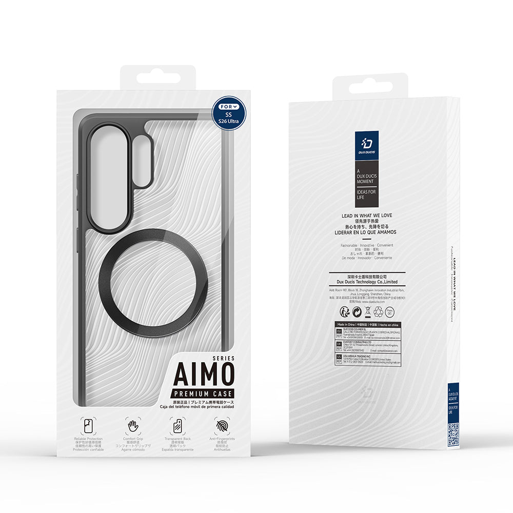 Funda MagSafe para Samsung Galaxy S26 Ultra S948, DUX DUCIS, Aimo, Negra