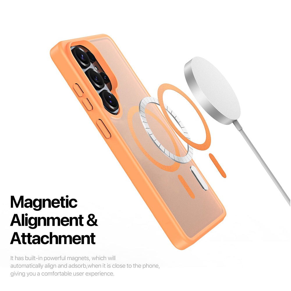 Funda MagSafe para Samsung Galaxy S26 Ultra S948, DUX DUCIS, Yind, Naranja