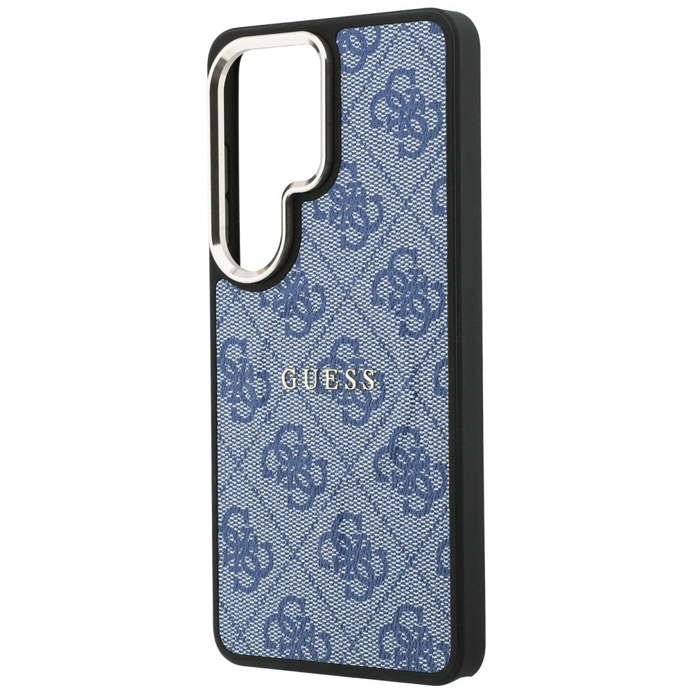 Funda MagSafe para Samsung Galaxy S26 Ultra S948, Guess, 4G Embossed Ring, Azul