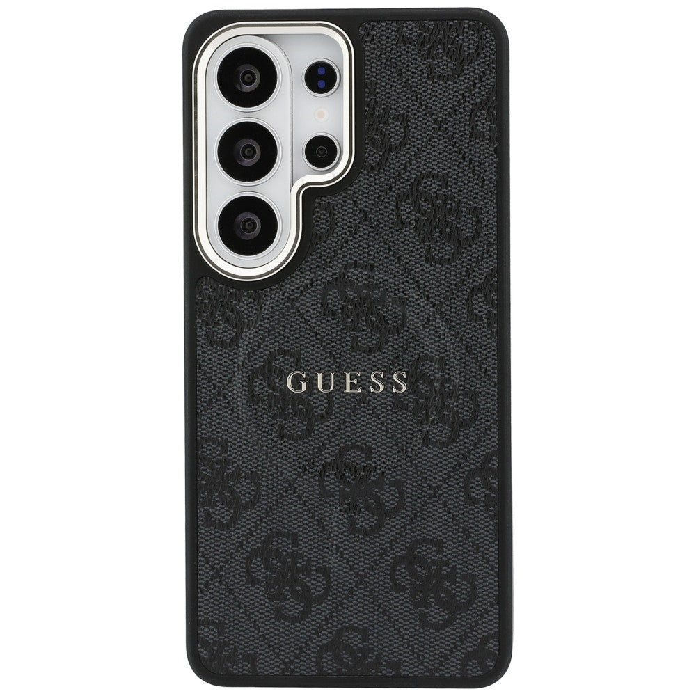 Funda MagSafe para Samsung Galaxy S26 Ultra S948, Guess, 4G Embossed Ring, Negra