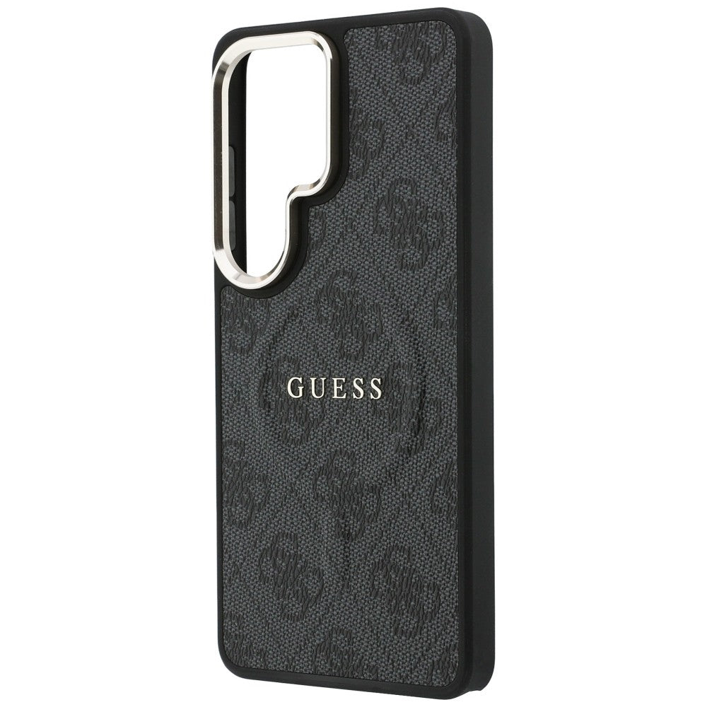 Funda MagSafe para Samsung Galaxy S26 Ultra S948, Guess, 4G Embossed Ring, Negra