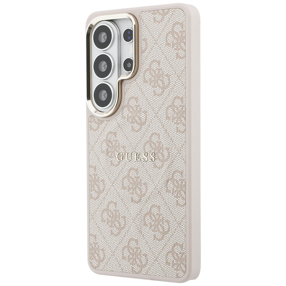 Funda MagSafe para Samsung Galaxy S26 Ultra S948, Guess, 4G Embossed Ring, Rosa