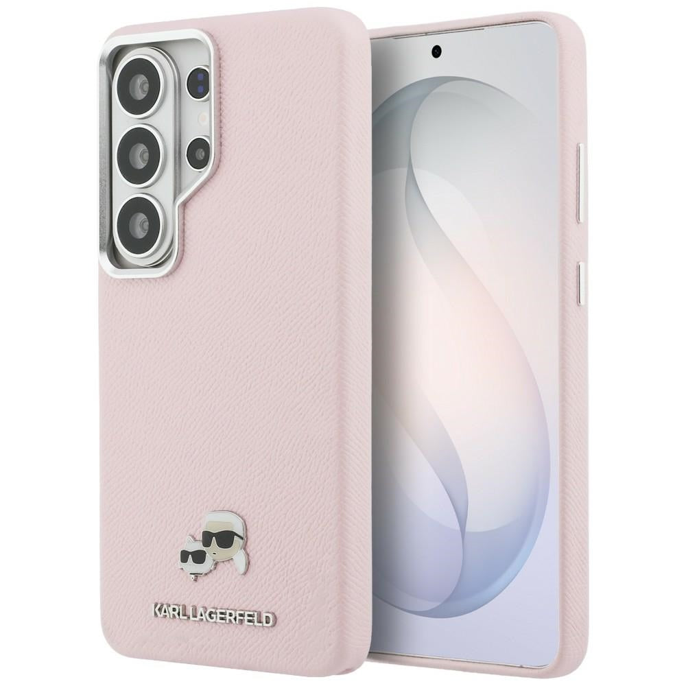 Funda MagSafe para Samsung Galaxy S26 Ultra S948, Karl Lagerfeld, Karl & Choupette Head's Pin, Rosa