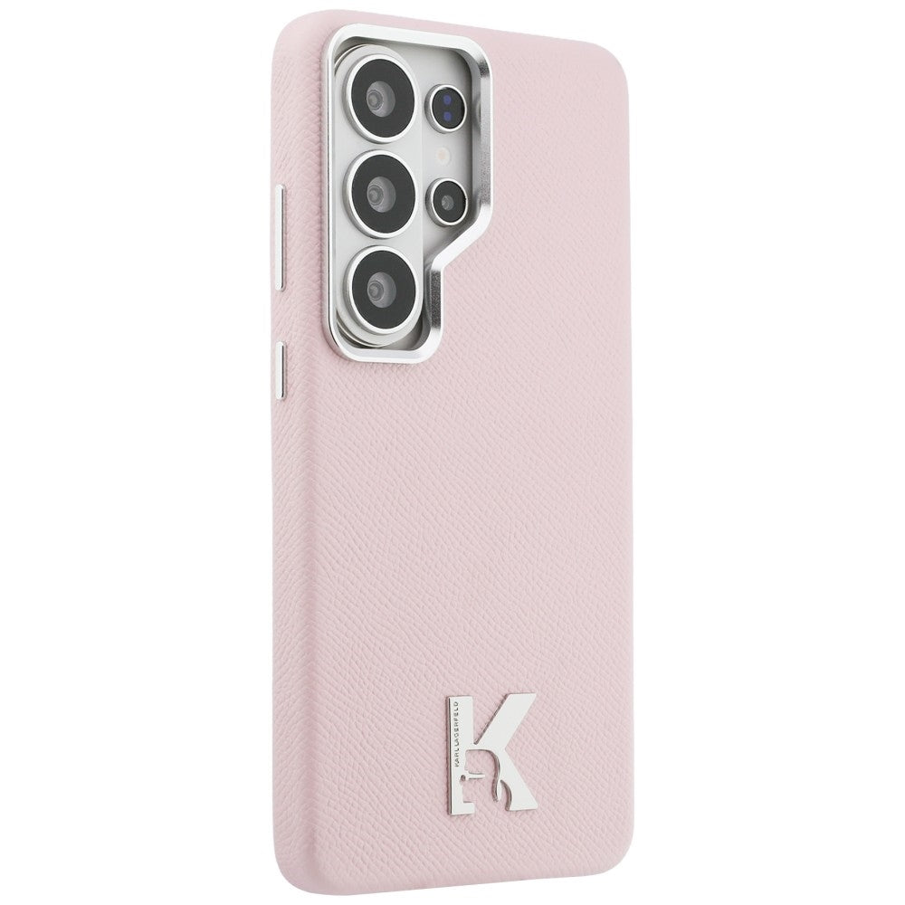 Funda MagSafe para Samsung Galaxy S26 Ultra S948, Karl Lagerfeld, Karl Head Logo, Rosa