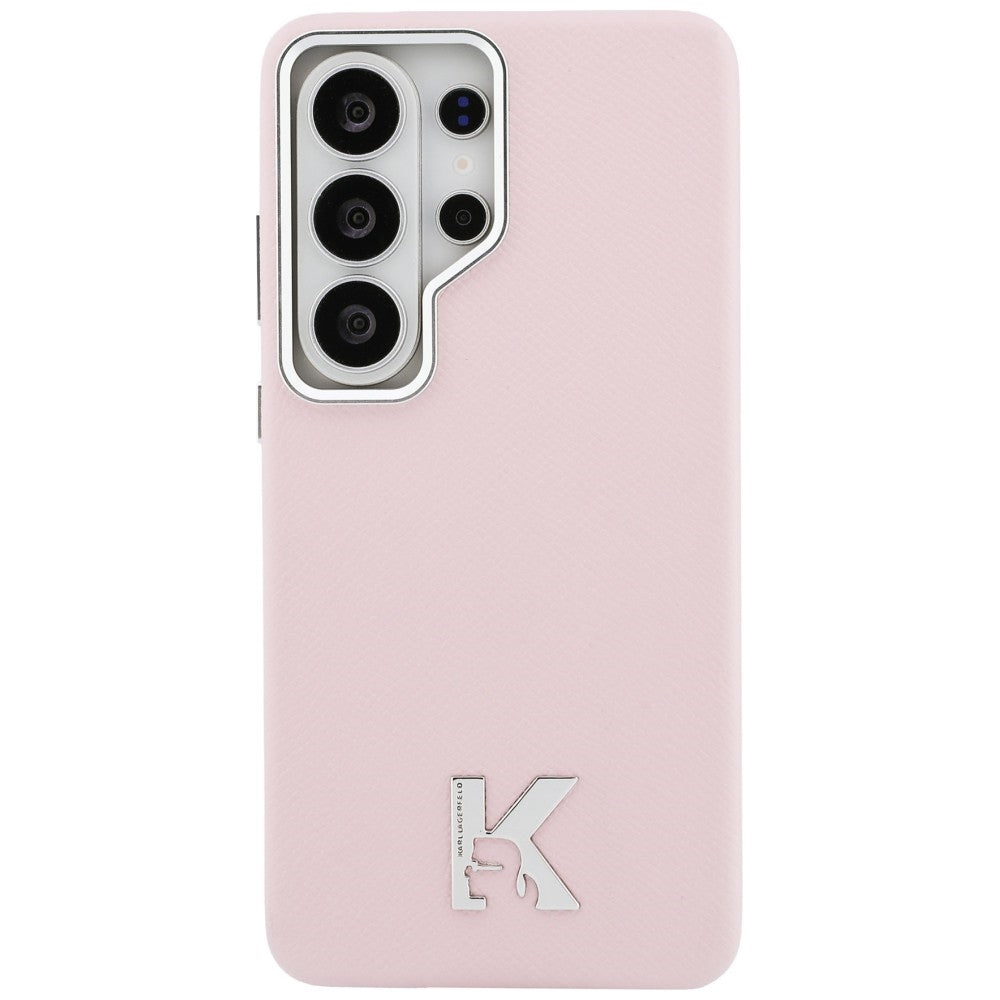 Funda MagSafe para Samsung Galaxy S26 Ultra S948, Karl Lagerfeld, Karl Head Logo, Rosa