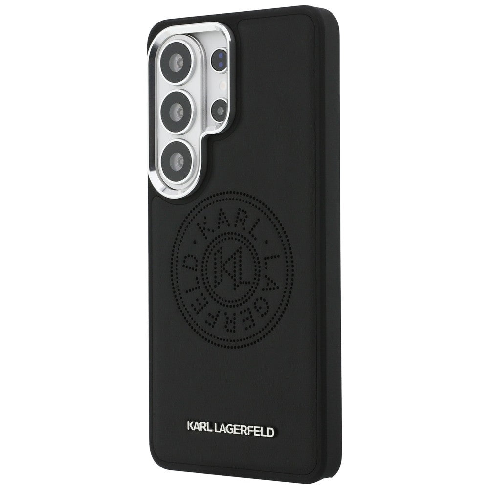 Funda MagSafe para Samsung Galaxy S26 Ultra S948, Karl Lagerfeld, Karl Round Point Logo, Negra