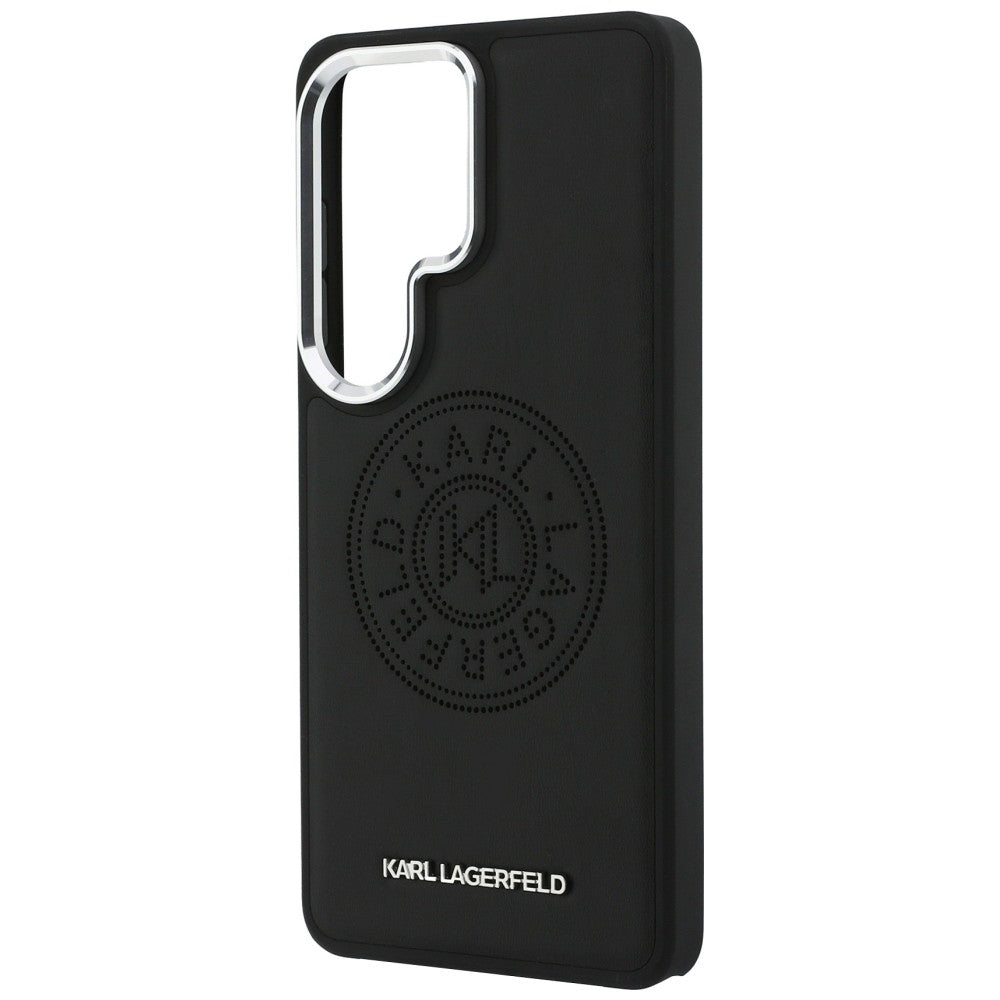 Funda MagSafe para Samsung Galaxy S26 Ultra S948, Karl Lagerfeld, Karl Round Point Logo, Negra