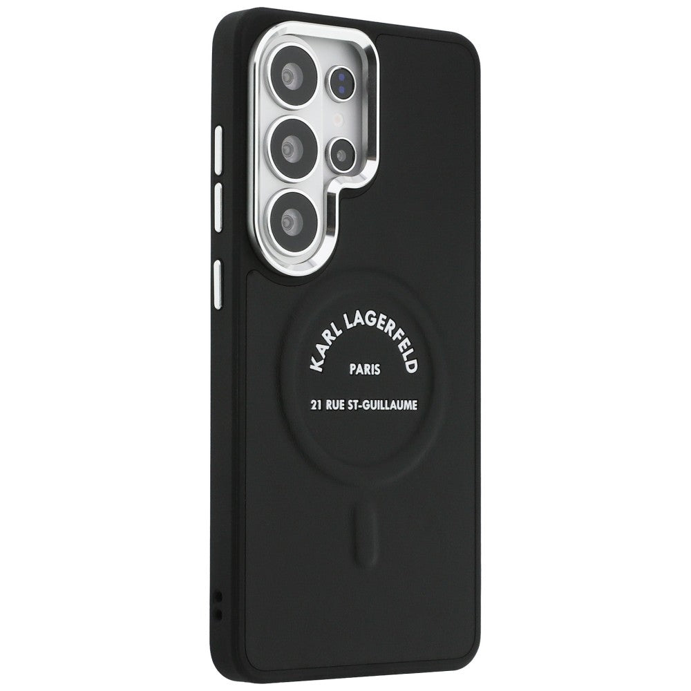 Funda MagSafe para Samsung Galaxy S26 Ultra S948, Karl Lagerfeld, Karl RSG Logo, Negra