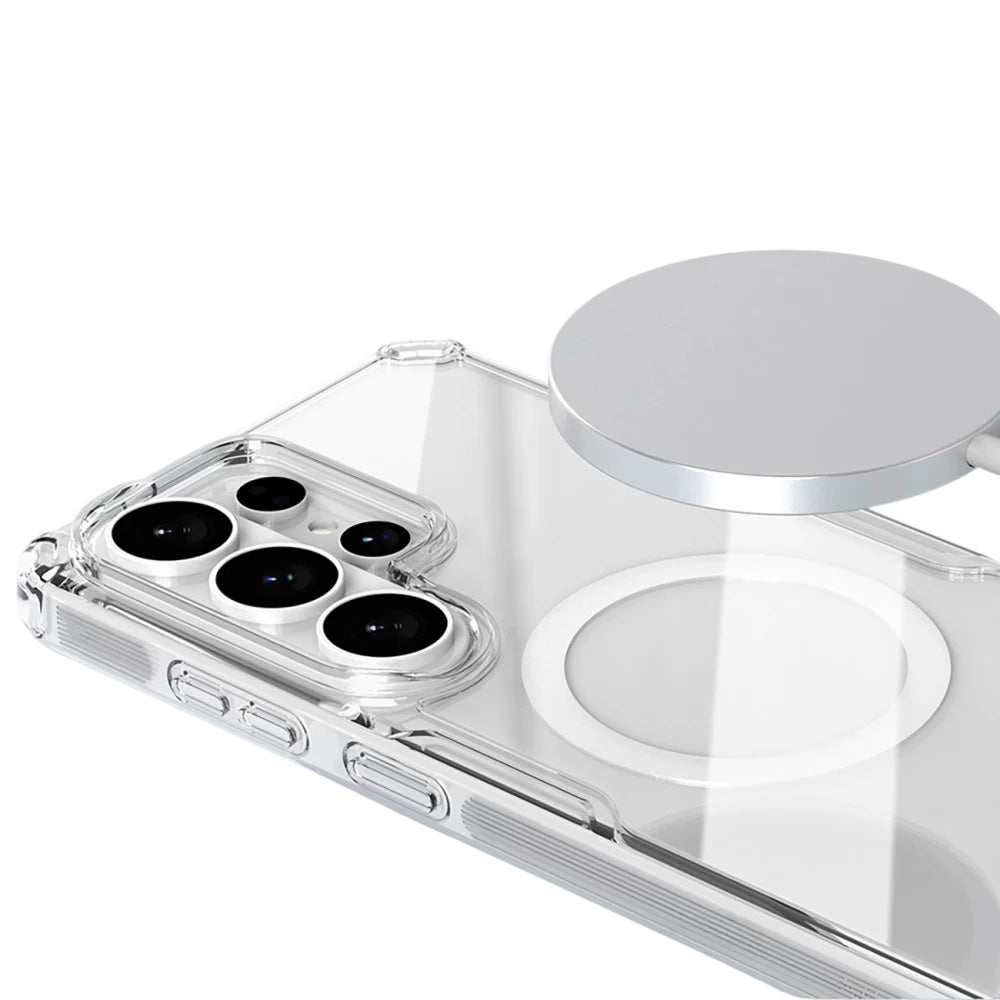 Funda MagSafe para Samsung Galaxy S26 Ultra S948, Nillkin, Nature Pro, Blanca
