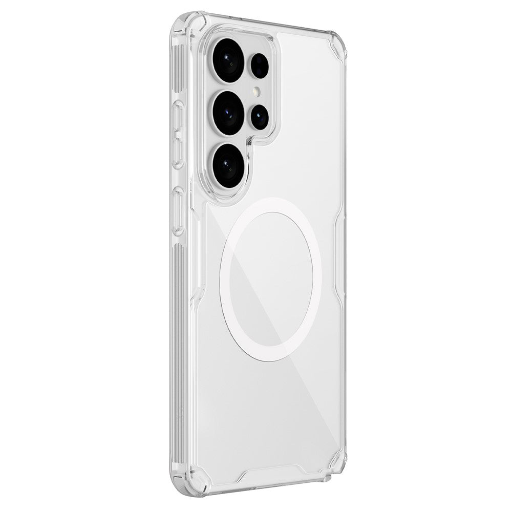 Funda MagSafe para Samsung Galaxy S26 Ultra S948, Nillkin, Nature Pro, Blanca