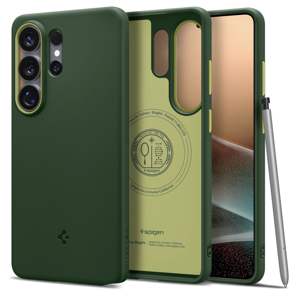 Funda MagSafe para Samsung Galaxy S26 Ultra S948, Spigen, Caseology Nano Pop, Verde ACS11039