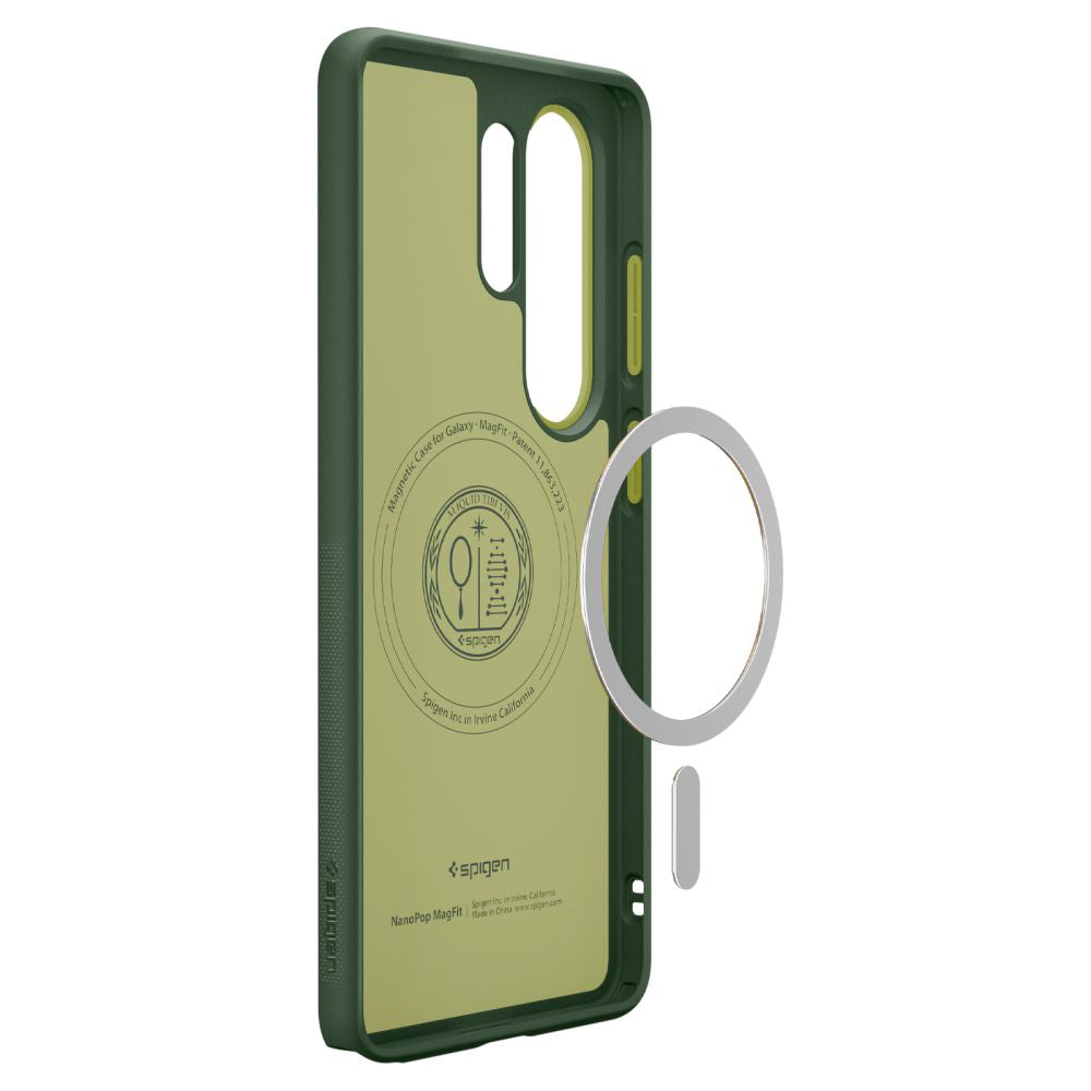 Funda MagSafe para Samsung Galaxy S26 Ultra S948, Spigen, Caseology Nano Pop, Verde ACS11039