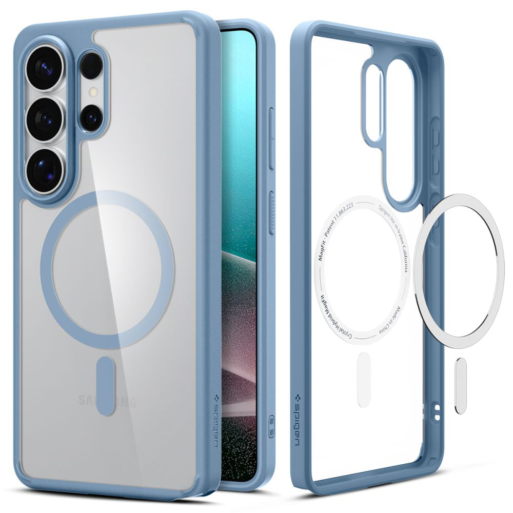 Funda MagSafe para Samsung Galaxy S26 Ultra S948, Spigen, Ultra Hybrid, Azul ACS11207