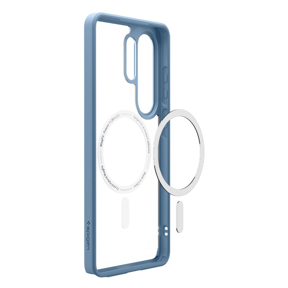Funda MagSafe para Samsung Galaxy S26 Ultra S948, Spigen, Ultra Hybrid, Azul ACS11207