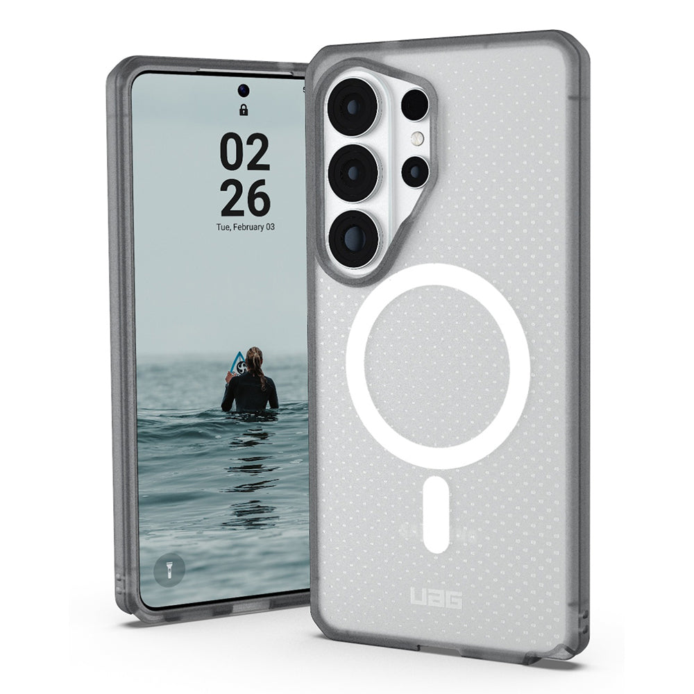 Funda MagSafe para Samsung Galaxy S26 Ultra S948, Urban Armor Gear, Dot, Gris Satinado
