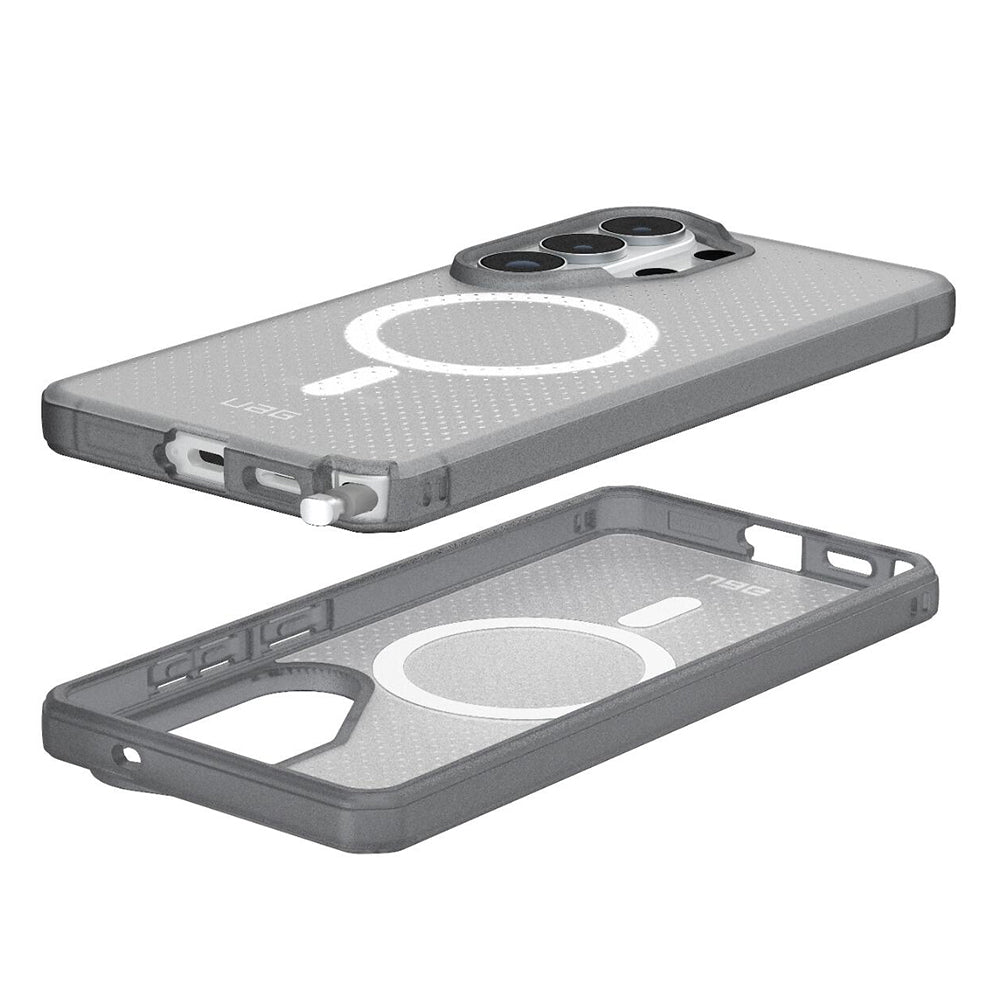 Funda MagSafe para Samsung Galaxy S26 Ultra S948, Urban Armor Gear, Dot, Gris Satinado
