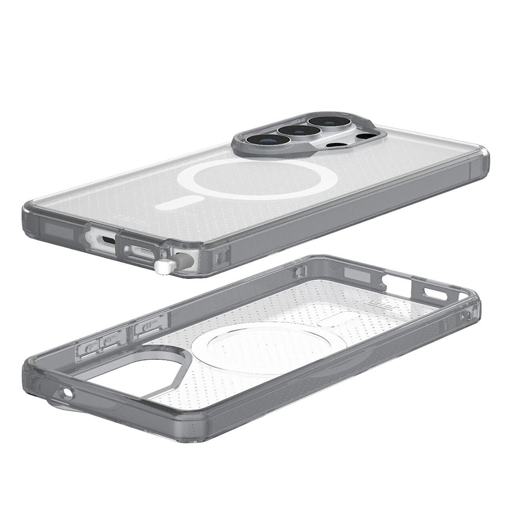 Funda MagSafe para Samsung Galaxy S26 Ultra S948, Urban Armor Gear, Dot, Transparente Gris