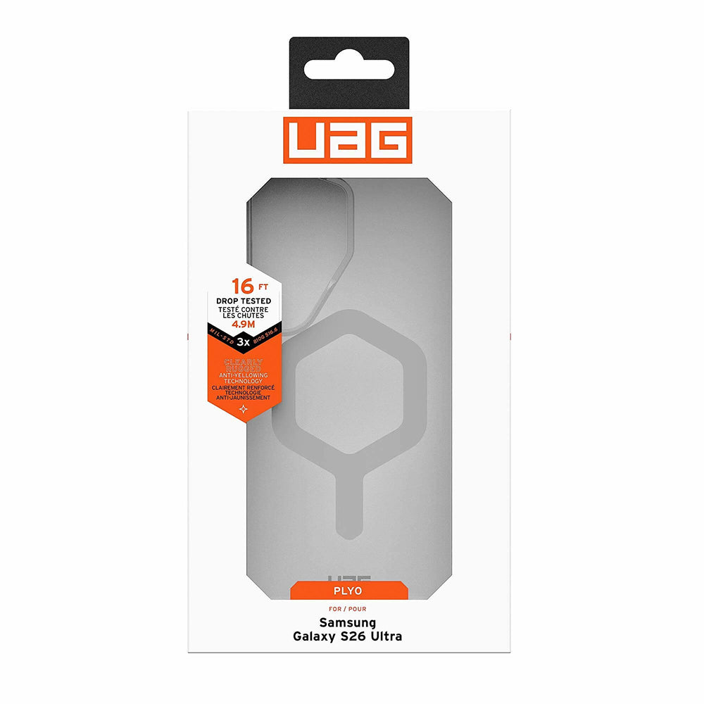 Funda MagSafe para Samsung Galaxy S26 Ultra S948, Urban Armor Gear, Plyo, Transparente