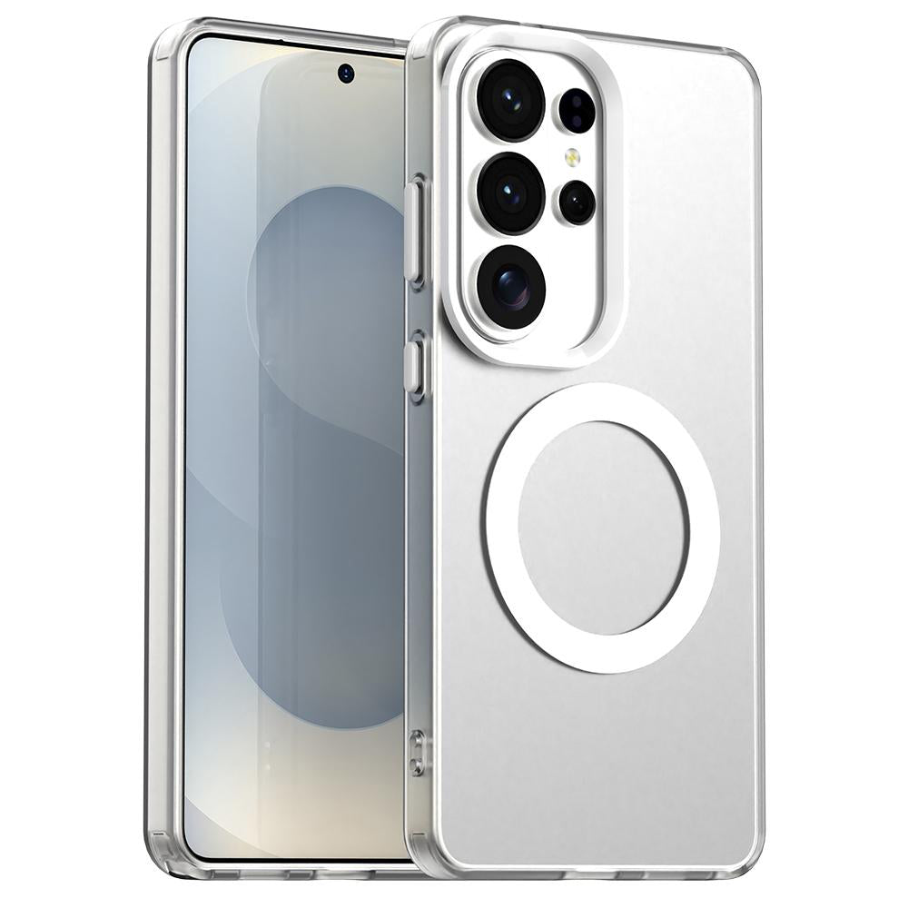 Funda MagSafe para Samsung Galaxy S26 Ultra S948, Techsuit, CandyCase, Blanca