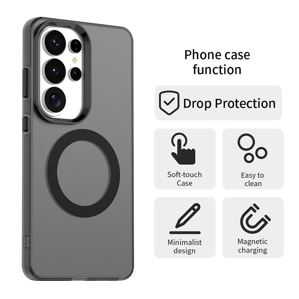 Funda MagSafe para Samsung Galaxy S26 Ultra S948, Techsuit, CandyCase, Negra