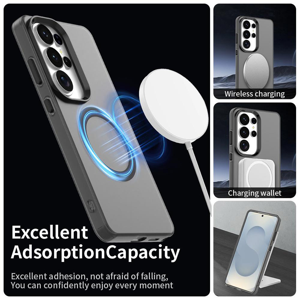 Funda MagSafe para Samsung Galaxy S26 Ultra S948, Techsuit, CandyCase, Negra