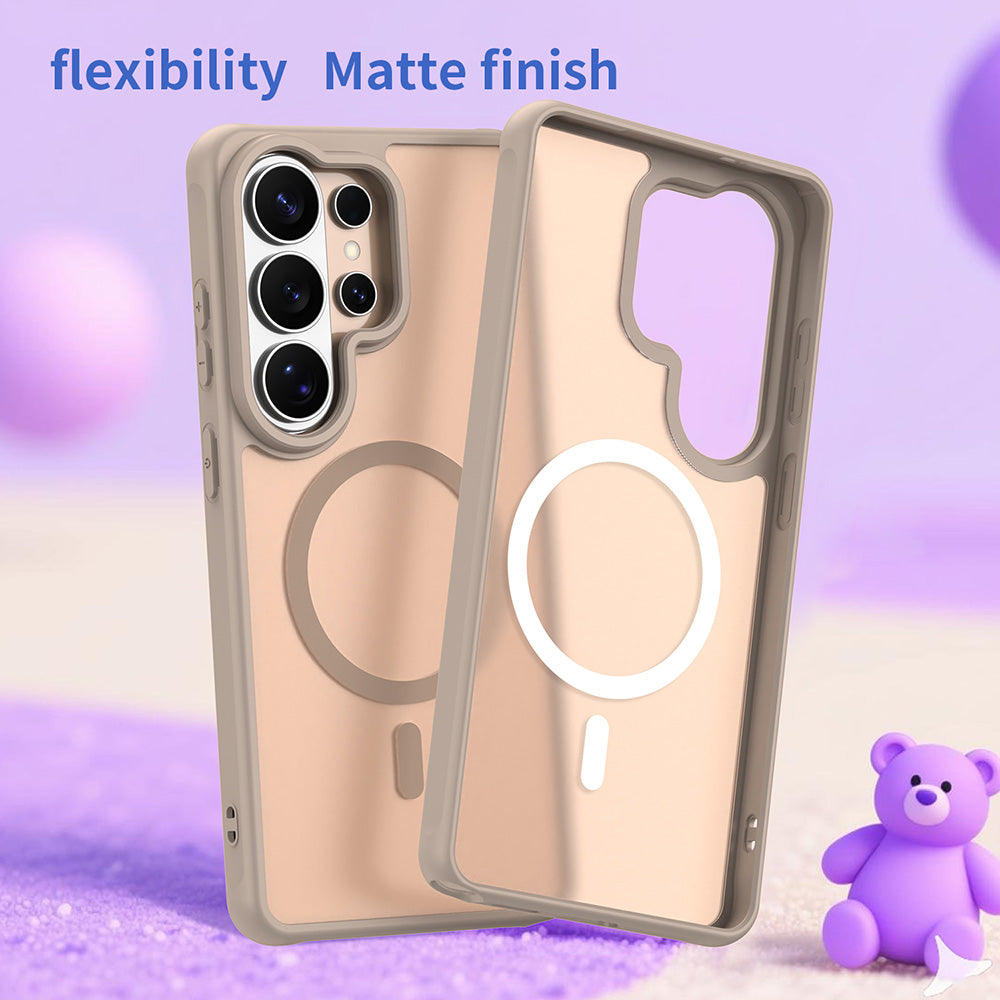 Funda MagSafe para Samsung Galaxy S26 Ultra S948, Techsuit, HaloFrost II, Dorada