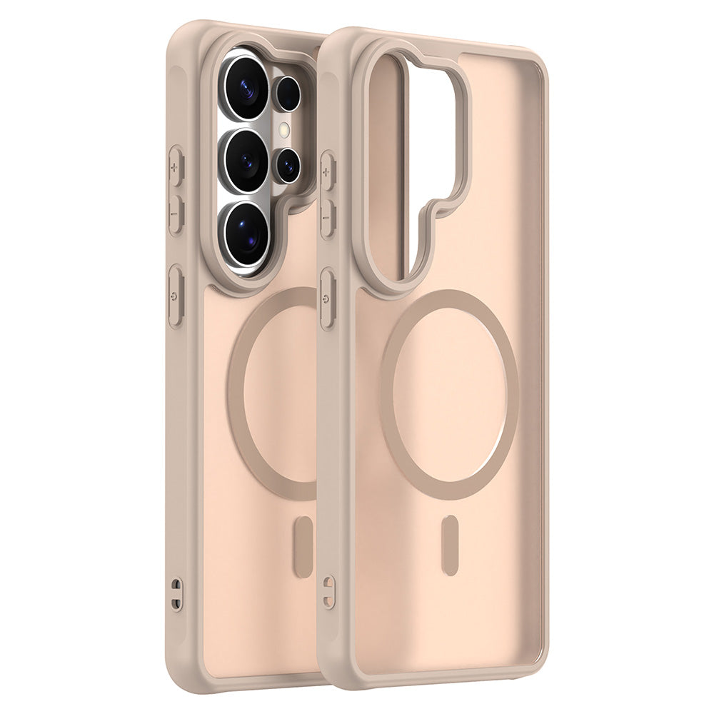 Funda MagSafe para Samsung Galaxy S26 Ultra S948, Techsuit, HaloFrost II, Dorada