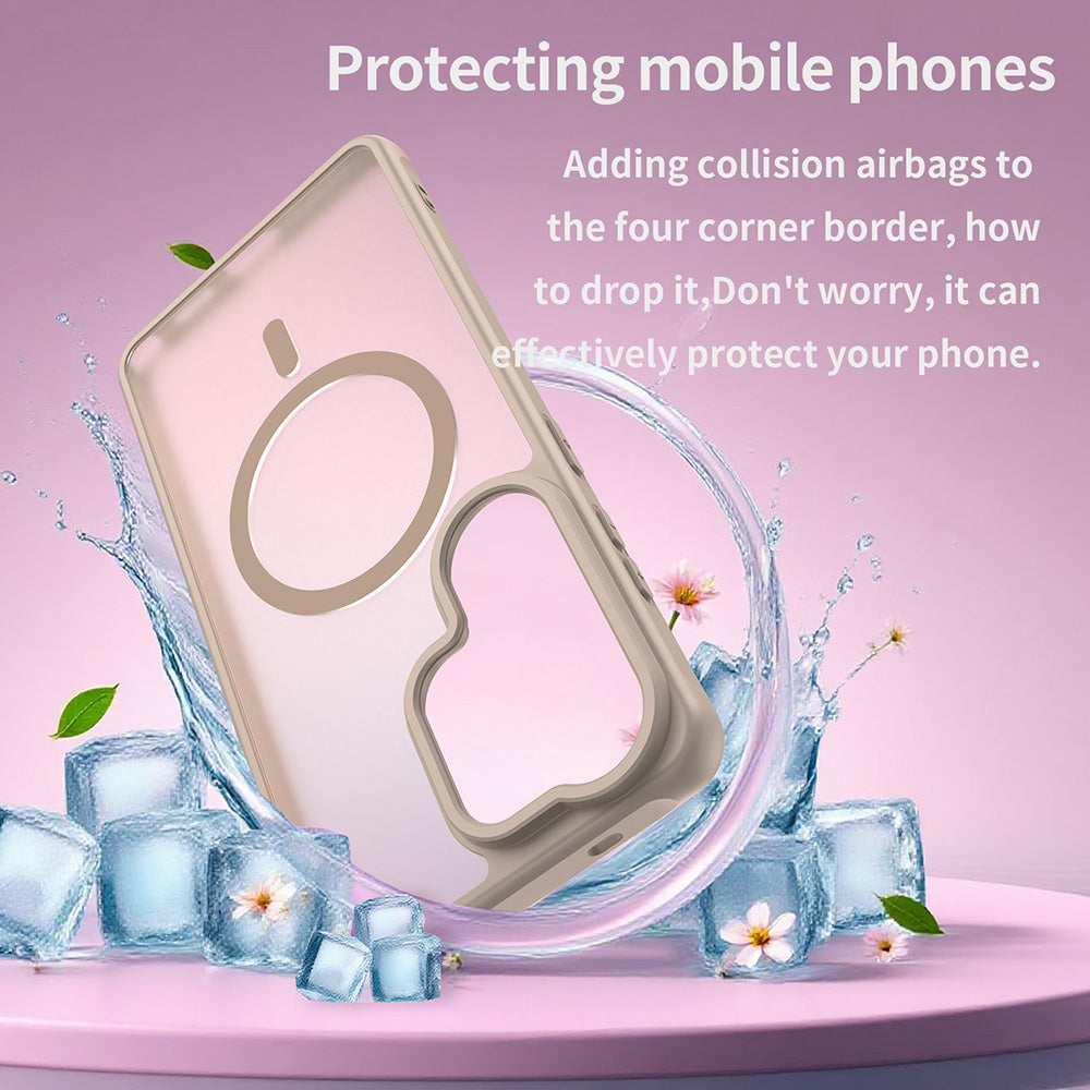 Funda MagSafe para Samsung Galaxy S26 Ultra S948, Techsuit, HaloFrost II, Dorada