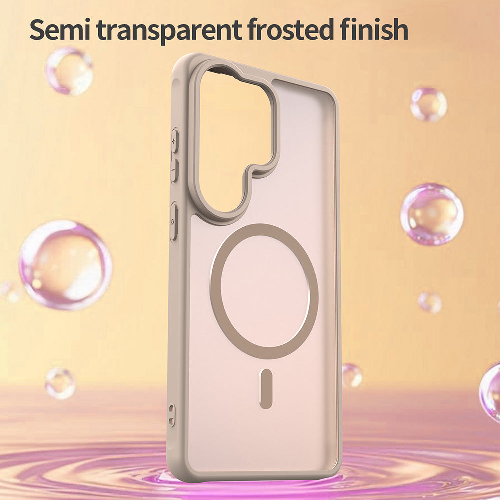 Funda MagSafe para Samsung Galaxy S26 Ultra S948, Techsuit, HaloFrost II, Dorada