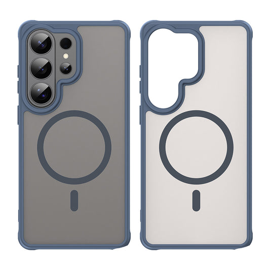 Funda MagSafe para Samsung Galaxy S26 Ultra, Techsuit, HaloFrost II, Azul Marino