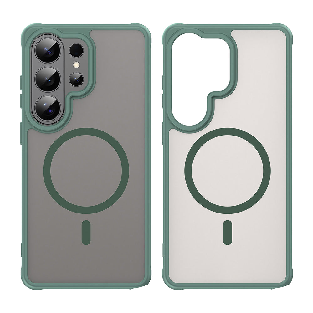 Funda MagSafe para Samsung Galaxy S26 Ultra, Techsuit, HaloFrost II, Verde
