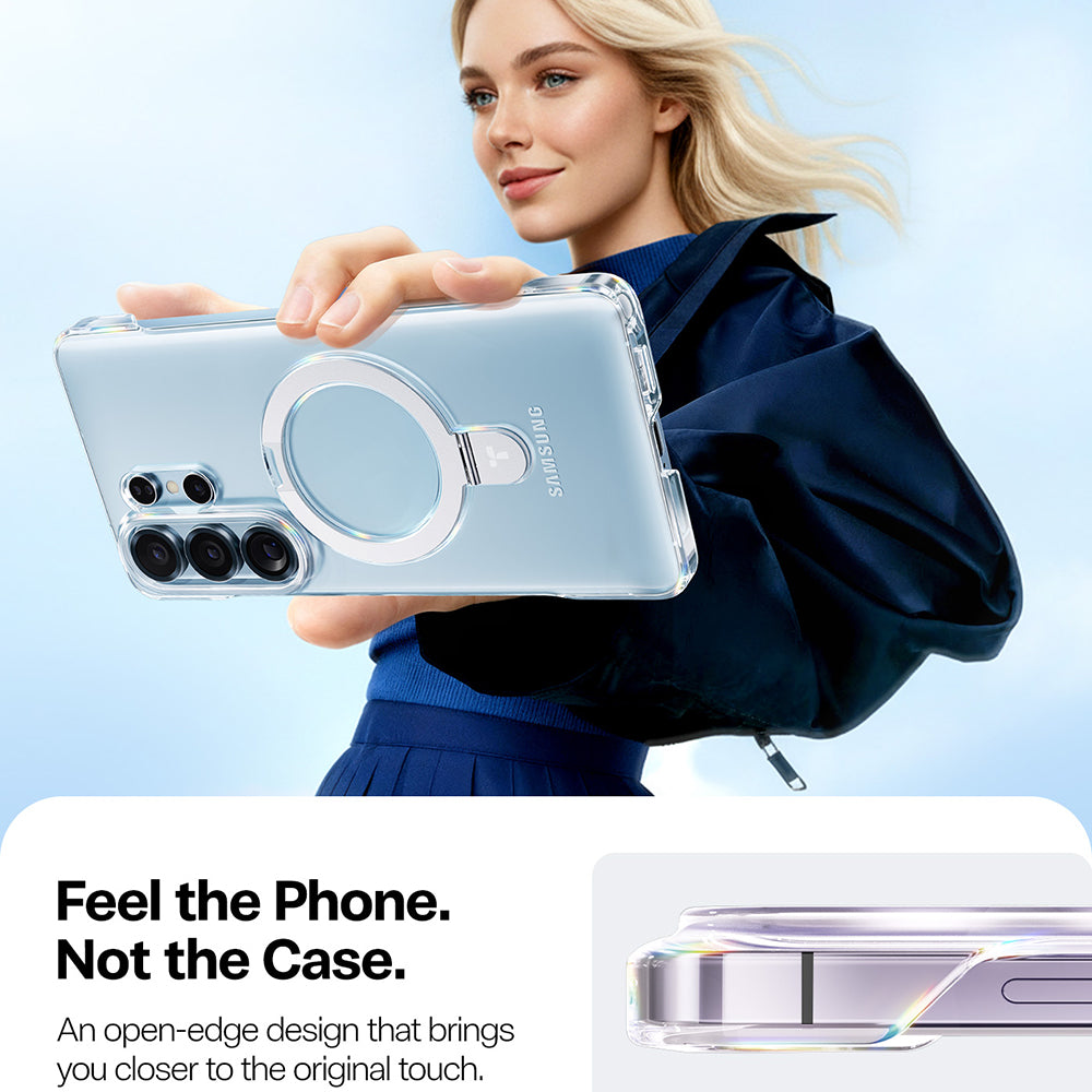 Funda MagSafe para Samsung Galaxy S26 Ultra S948, Torras, Ostand Slim, Transparente