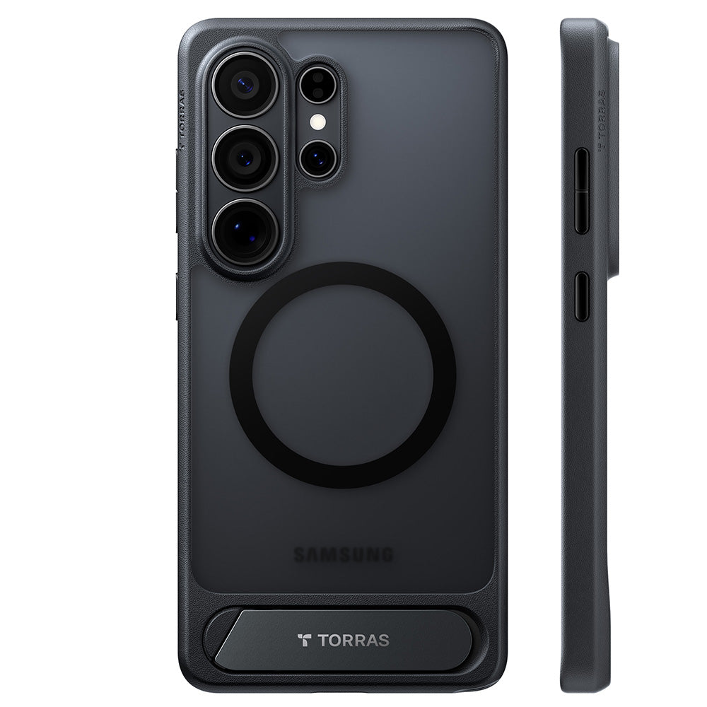 Funda MagSafe para Samsung Galaxy S26 Ultra S948, Torras, Pstand, Negra